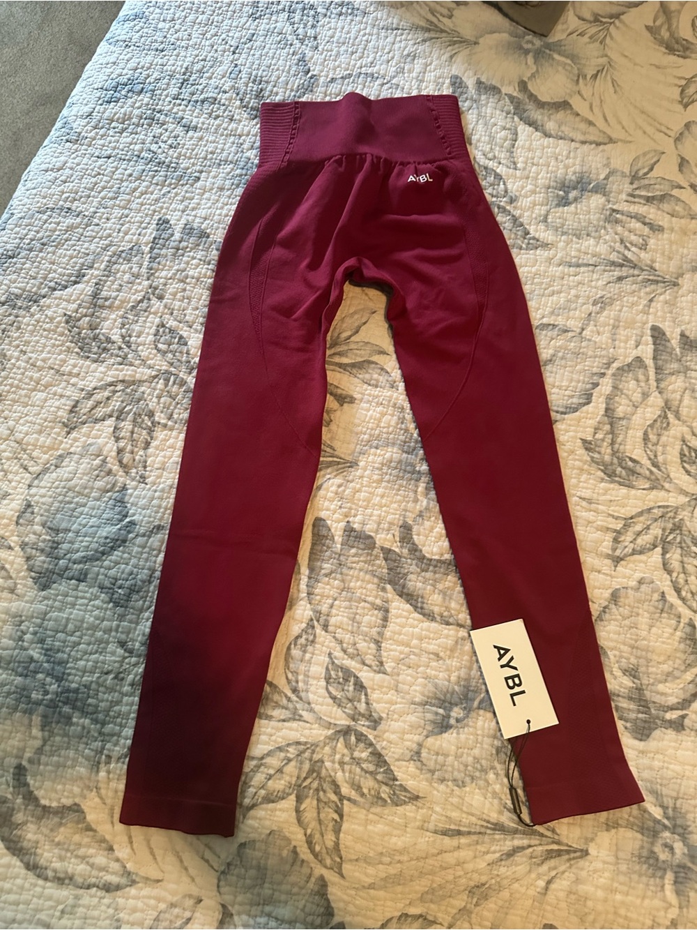 AYBL Wine High-Rise Seamless Leggings